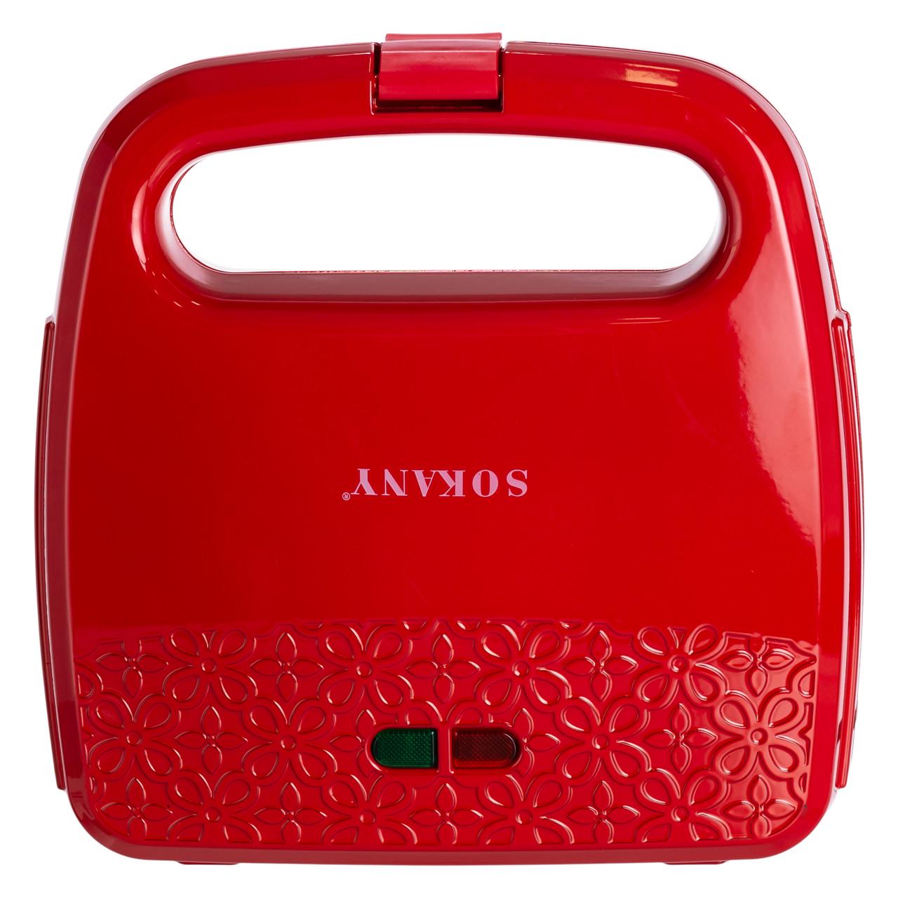 Сендвичница-бутербродница Sokany SK-08051 с антипригарным покрытием (7387) - фото 5 Сендвичница-бутербродница Sokany SK-08051 с антипригарным покрытием (7387) - фото 5