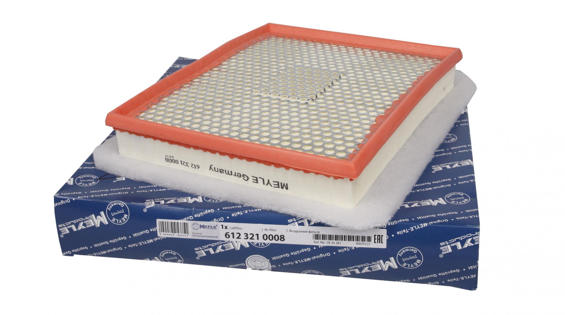 Фильтр воздушный Meyle для Opel Astra G/H 1,3-2,0CDTI 99- (612 321 0008)