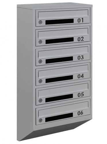 Почтовый ящик многосекционный Е1-06.D RAL 7035