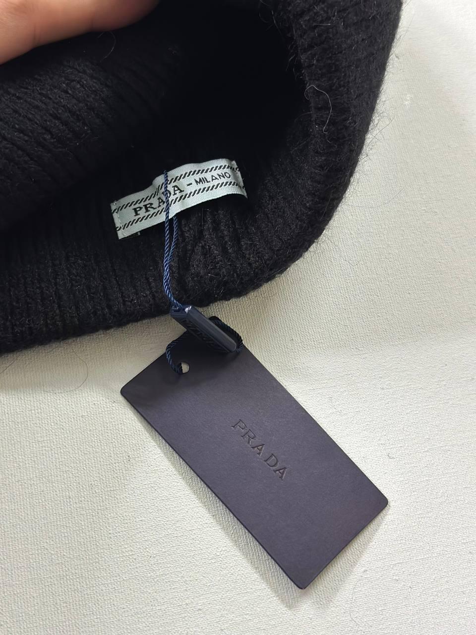 Шапка PRADA Черный (HAT-PRD-003-BLK) - фото 3