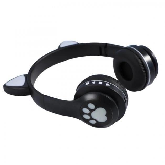 Наушники CAT JST-B39M Bluetooth с кошачьими ушками Черный