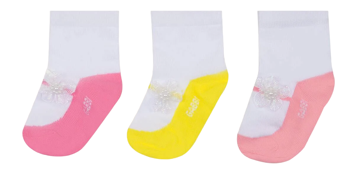 Носки детские хлопковые демисезонные для девочек Gabbi NSD-204 р. 8-10 6 пар (90204)