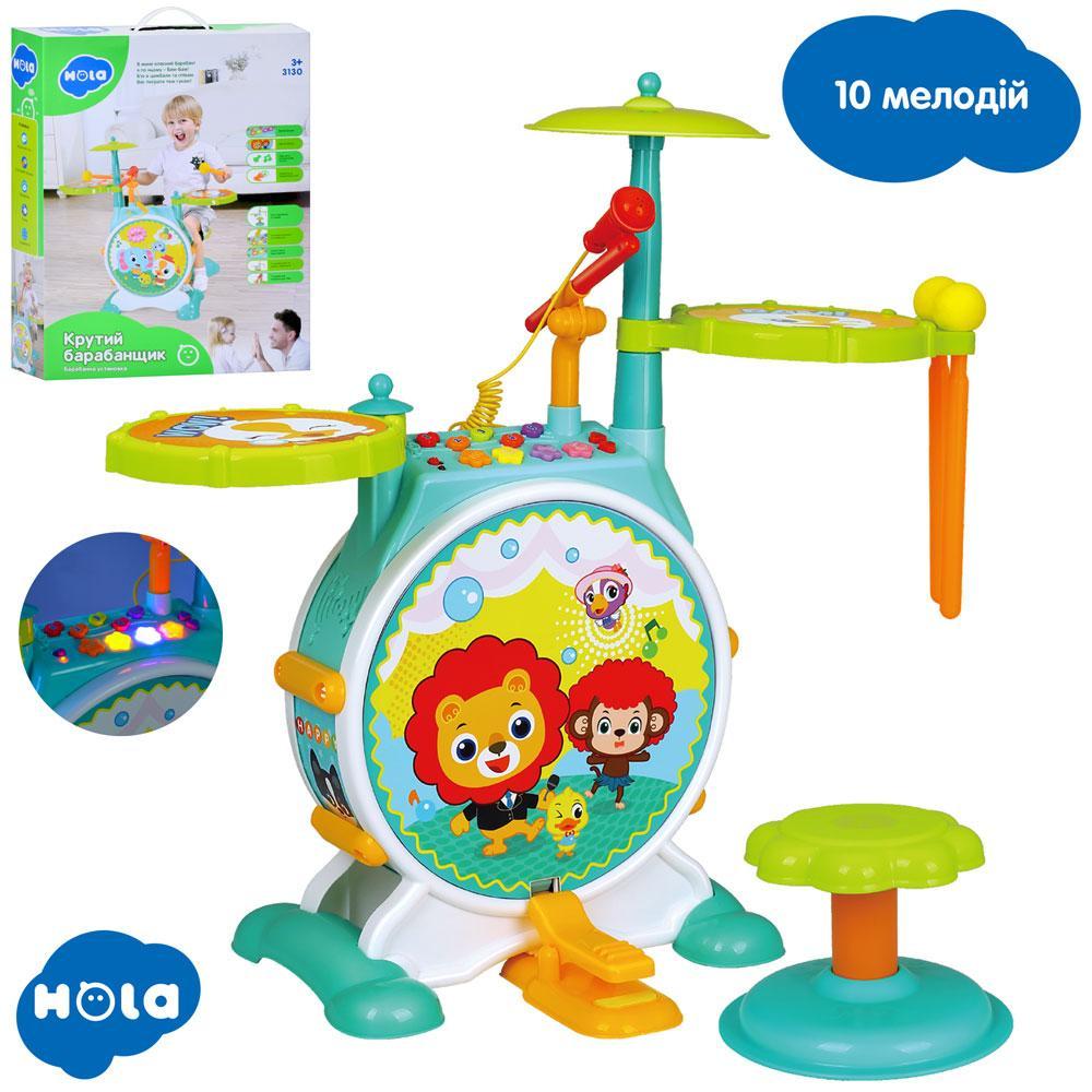 Игрушка музыкальная Hola 3130 барабанная установка (3130) - фото 2