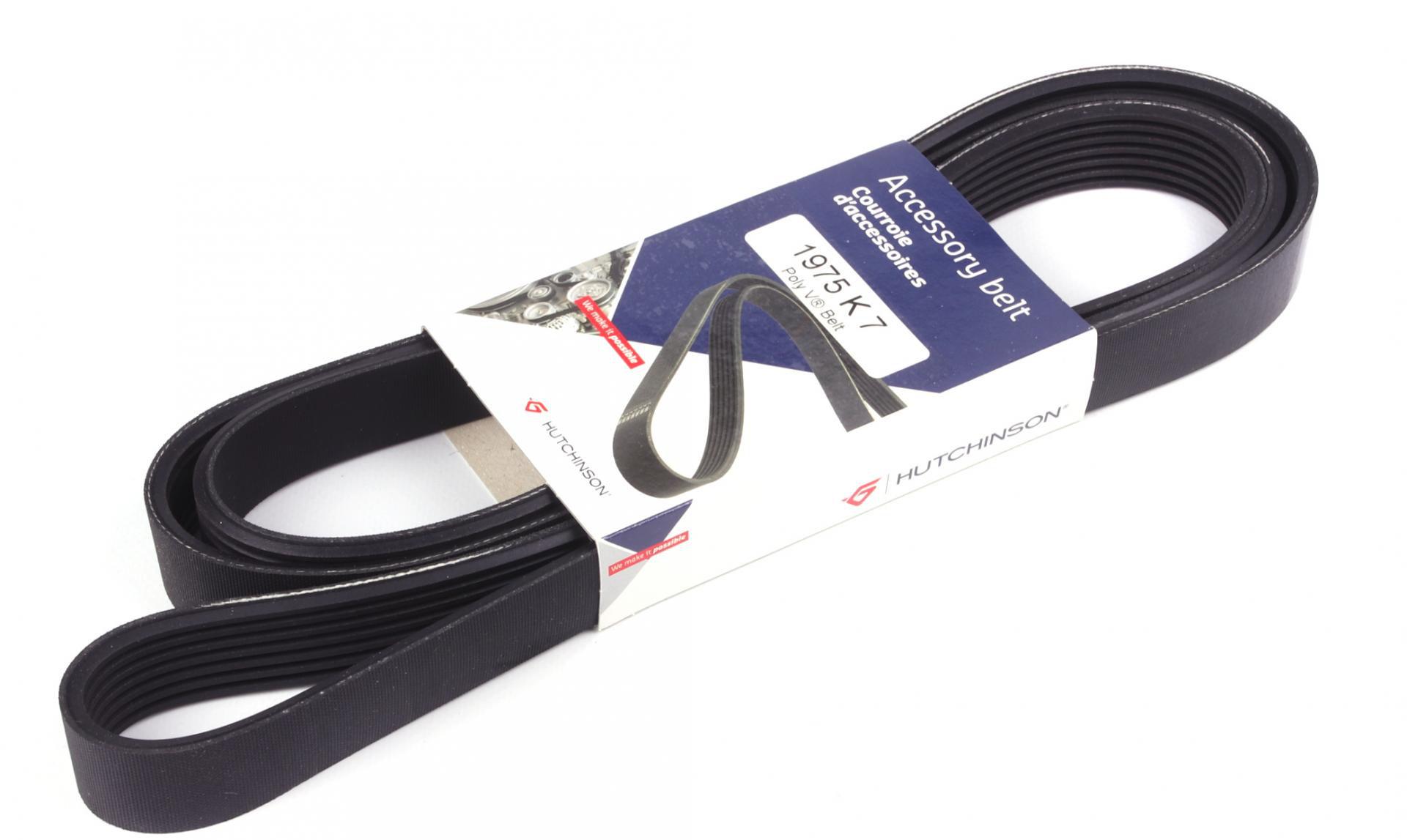 Ремень генератора HUTCHINSON MERCEDES-BENZ Sprinter 3.0CDI 06-/Opel Vivaro 2.0CDTi 06- 7PK1975 (1975 K 7)