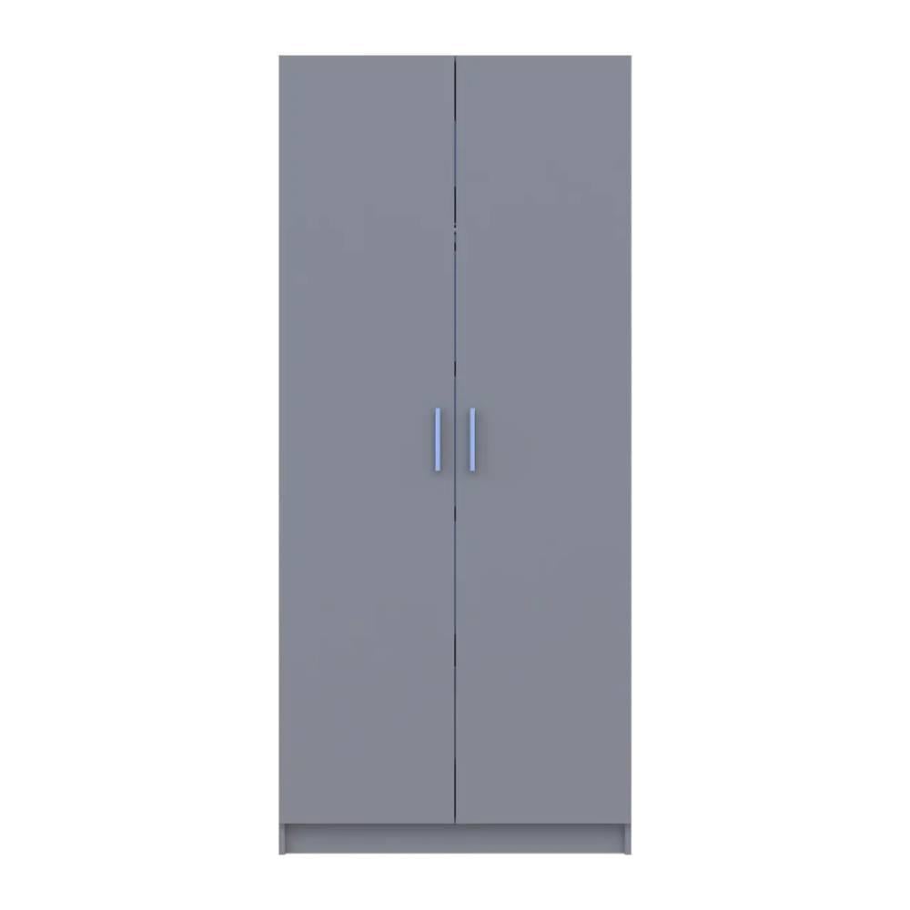 Шкаф для одежды Doros Promo DRS-011632 с полками 2 ДСП 90х48х204 см Серый (80737770)