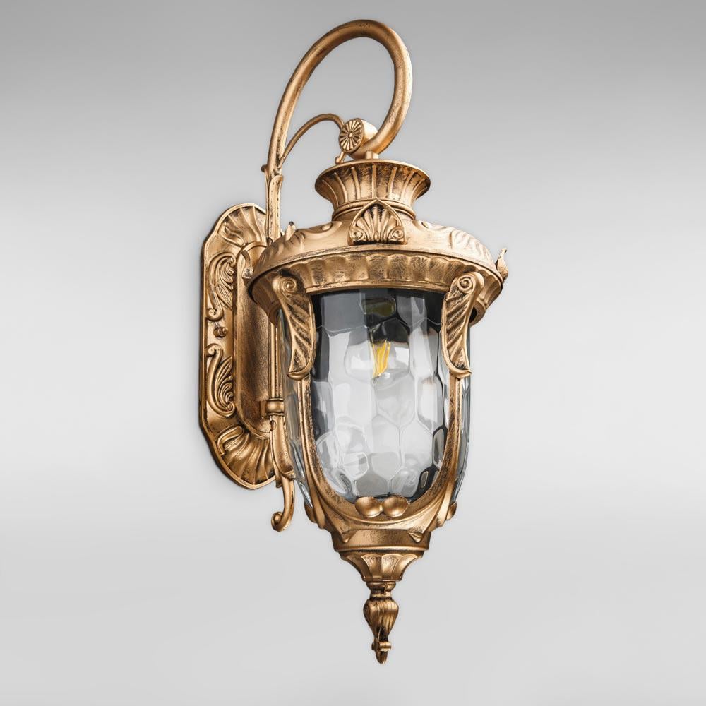 Світильник настінний вуличний Light House DL-18804/1W Бронзовий/Прозорий