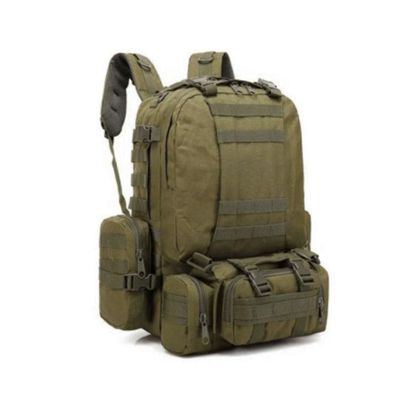 Рюкзак чоловічий Tactical Backpack B08 туристичний з 3 підсумками з кріпленням MOLLE на 55 л - фото 6