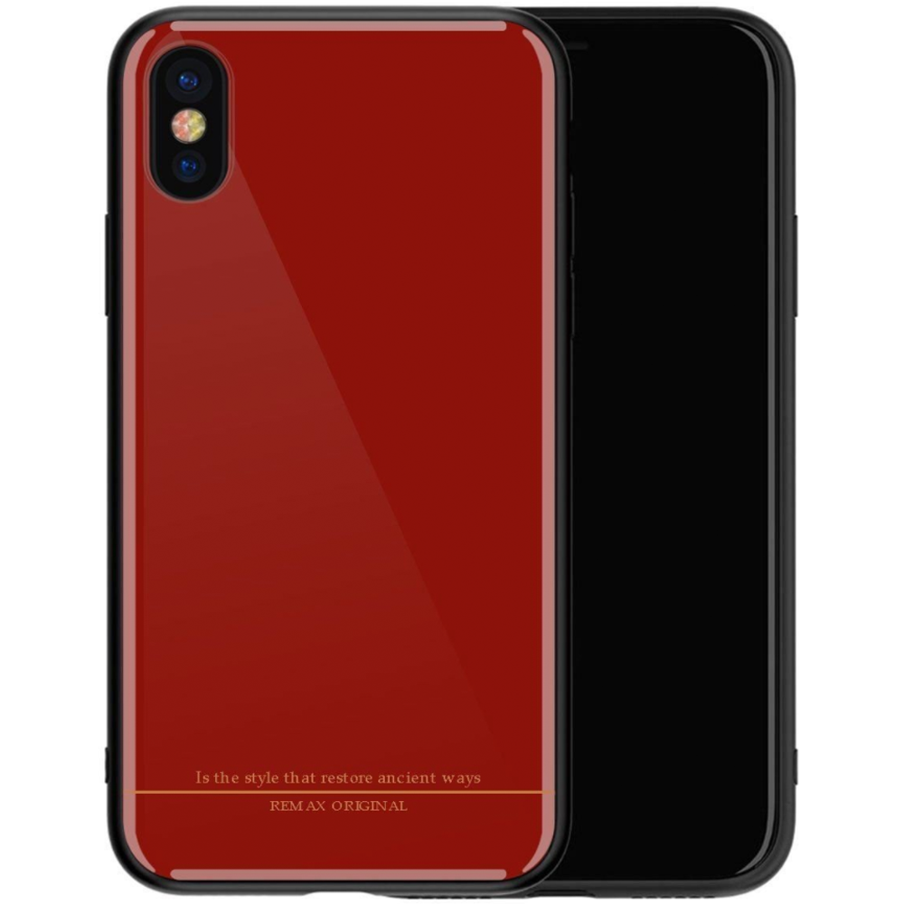 Чехол накладка Remax Yarose Series Case for iPhone X, Red