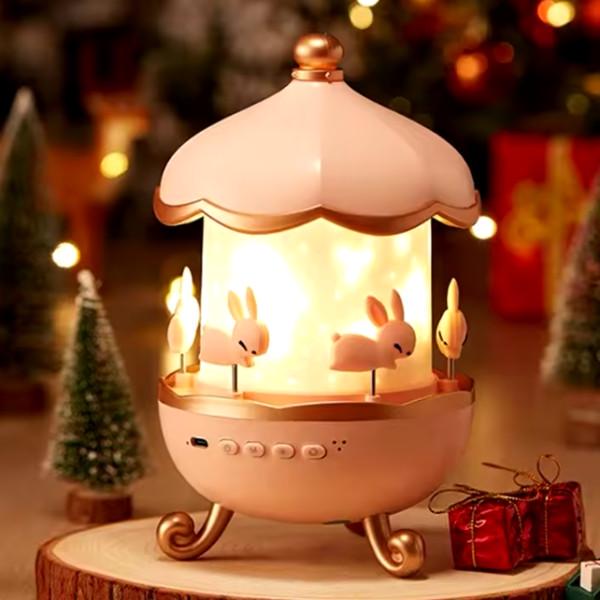 Ночник-проектор Карусель зайчиков WH-E11-01 032l аккумуляторный с пультом - фото 5 Ночник-проектор Карусель зайчиков WH-E11-01 032l аккумуляторный с пультом - фото 5