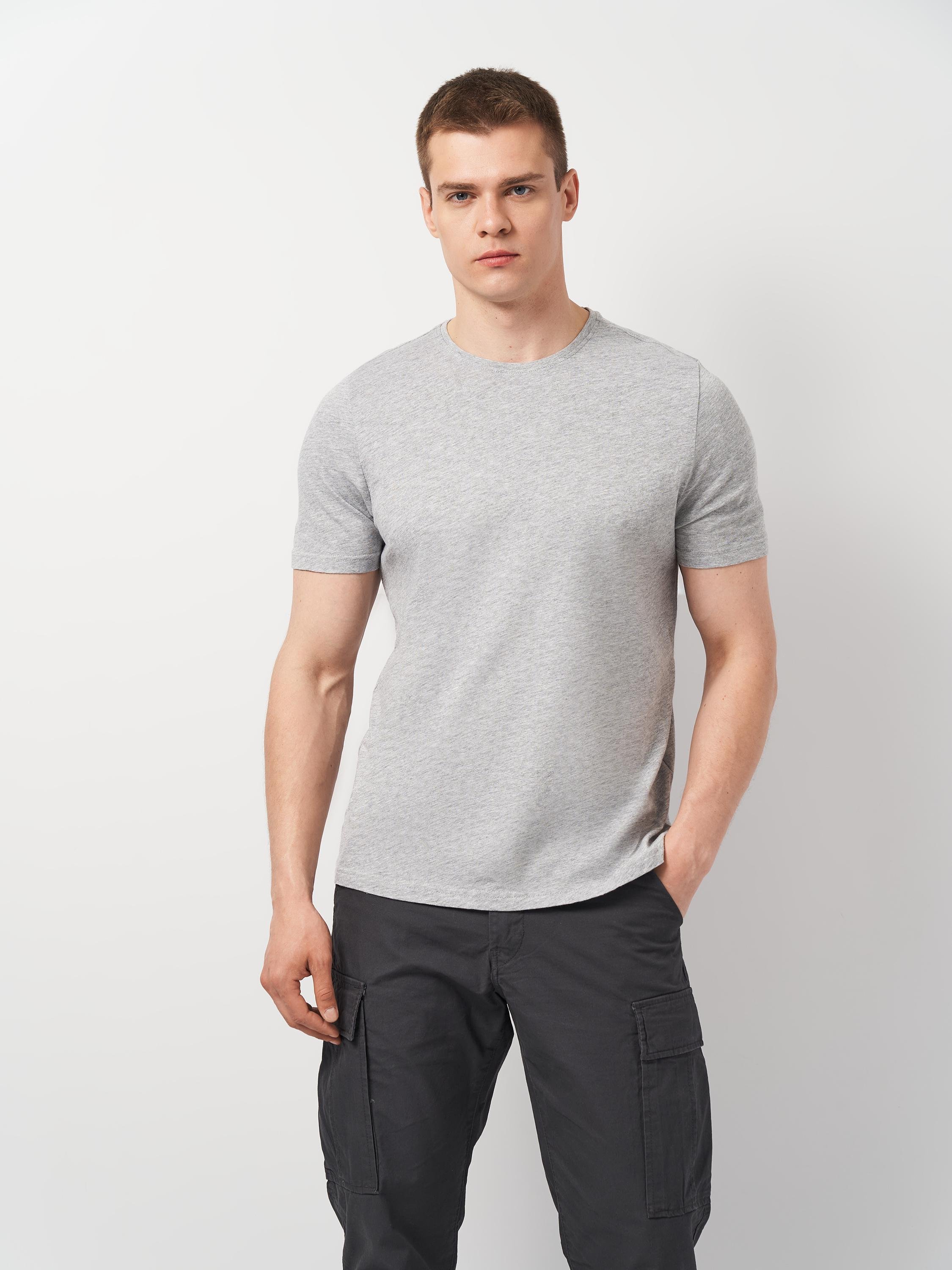 Футболка Livergy M Меланж Сірий (3720392107)