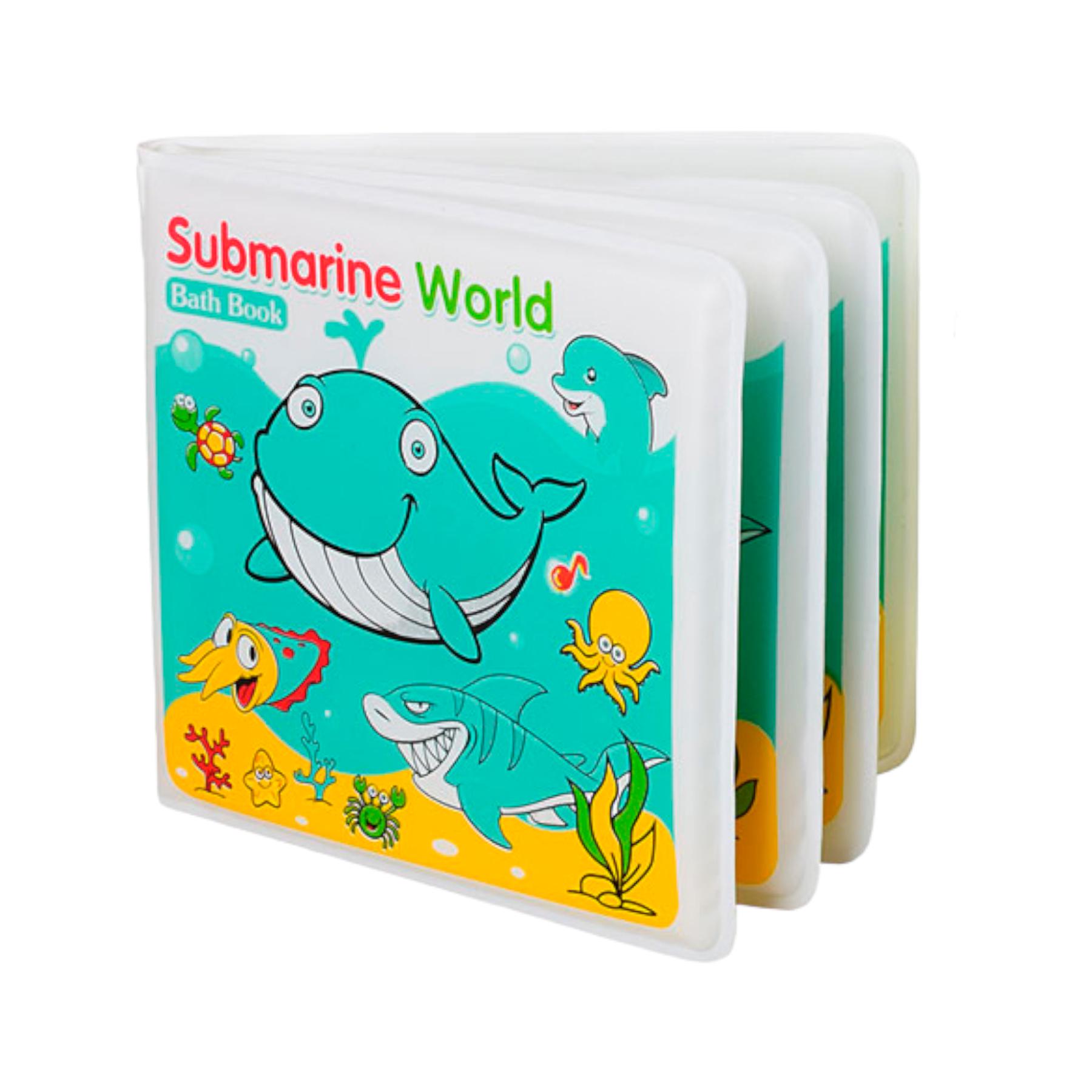 Дитяча книга для купання Submarine World 2 шт. з пищалкою (111329)