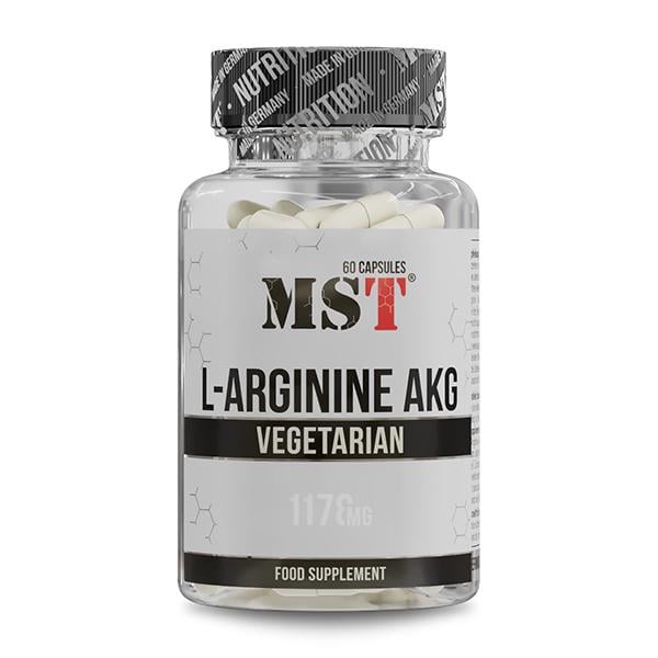 Аргинин для спорта MST Nutrition L-Arginine AKG 60 капс. (000025138) Аргинин для спорта MST Nutrition L-Arginine AKG 60 капс. (000025138)