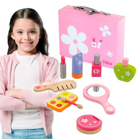 Ігровий набір Viga Toys Все для макіяжу (18292) - фото 4 Ігровий набір Viga Toys Все для макіяжу (18292) - фото 4