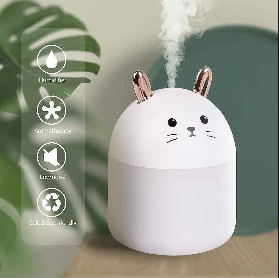 Зволожувач повітря ультразвуковий Humidifiers Rabbit Білий (4422) - фото 5