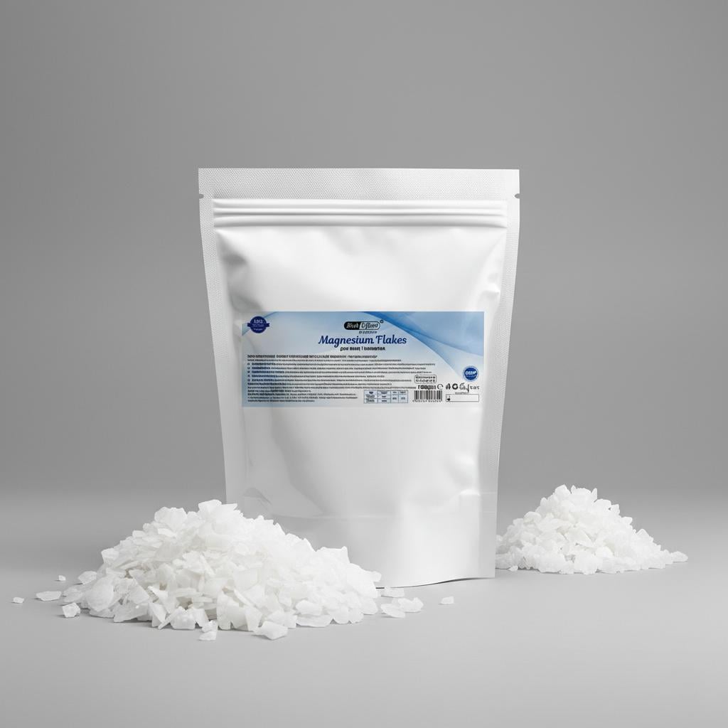 Хлопья магниевые magnesium flakes Бишофит Полтавский 7000 г