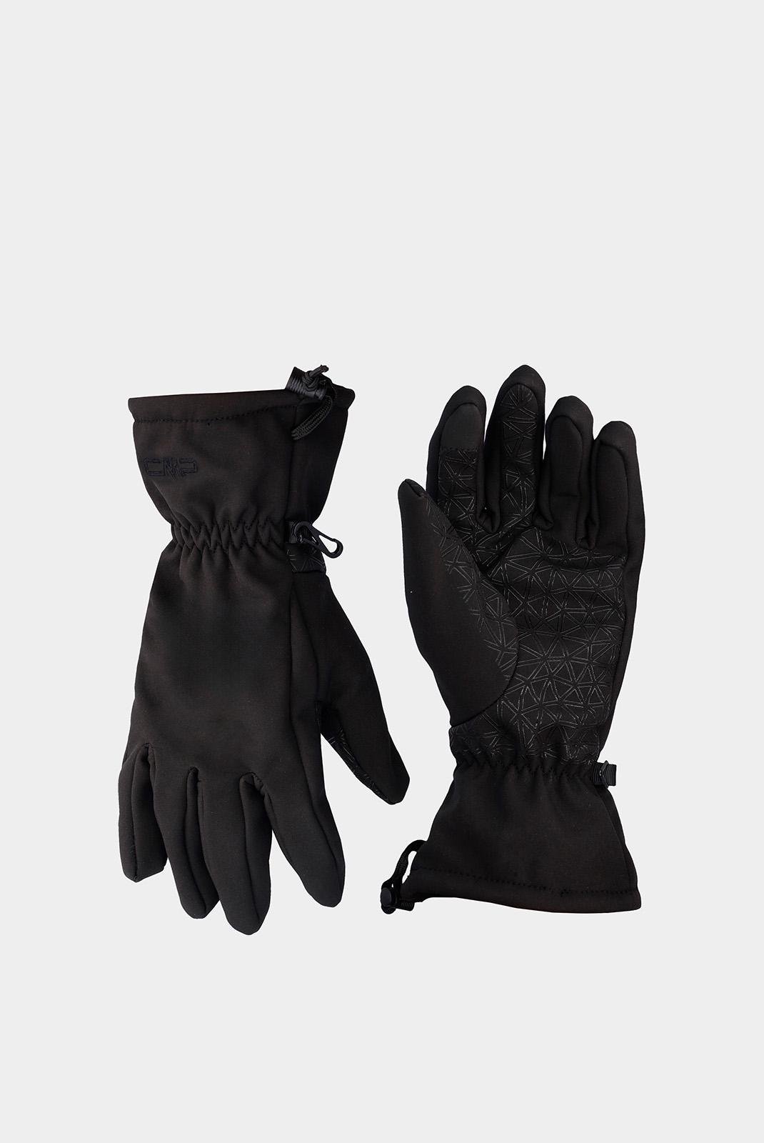 Рукавички жіночі CMP WOMAN SOFTSHELL GLOVES р. 7,5 Чорний (6524828-U901)