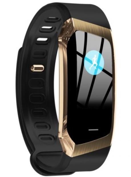 Смарт-браслет SUNROZ E18 0,96" IP67 Черный/Золотистый (SUN3320)