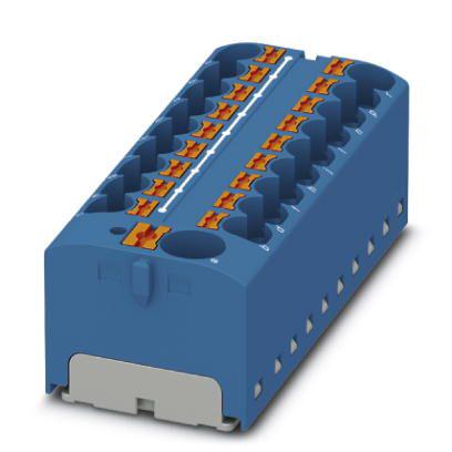 Розподільний блок Phoenix Contact PTFIX 10/18X4 BU 450В 32A Push-in Синій (3273902)
