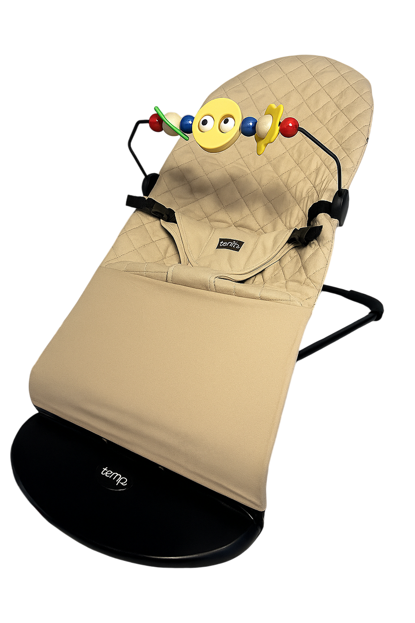 Дитячий шезлонг-крісло з дугою для іграшок (28112669)