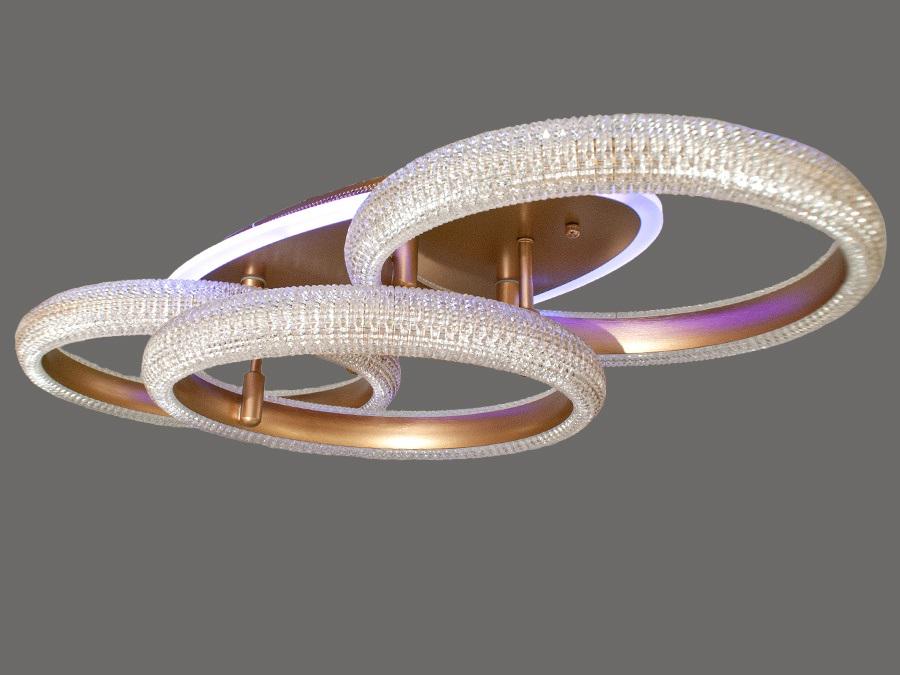 Люстра стельова Octav з диммером і LED підсвічуванням 90 Вт