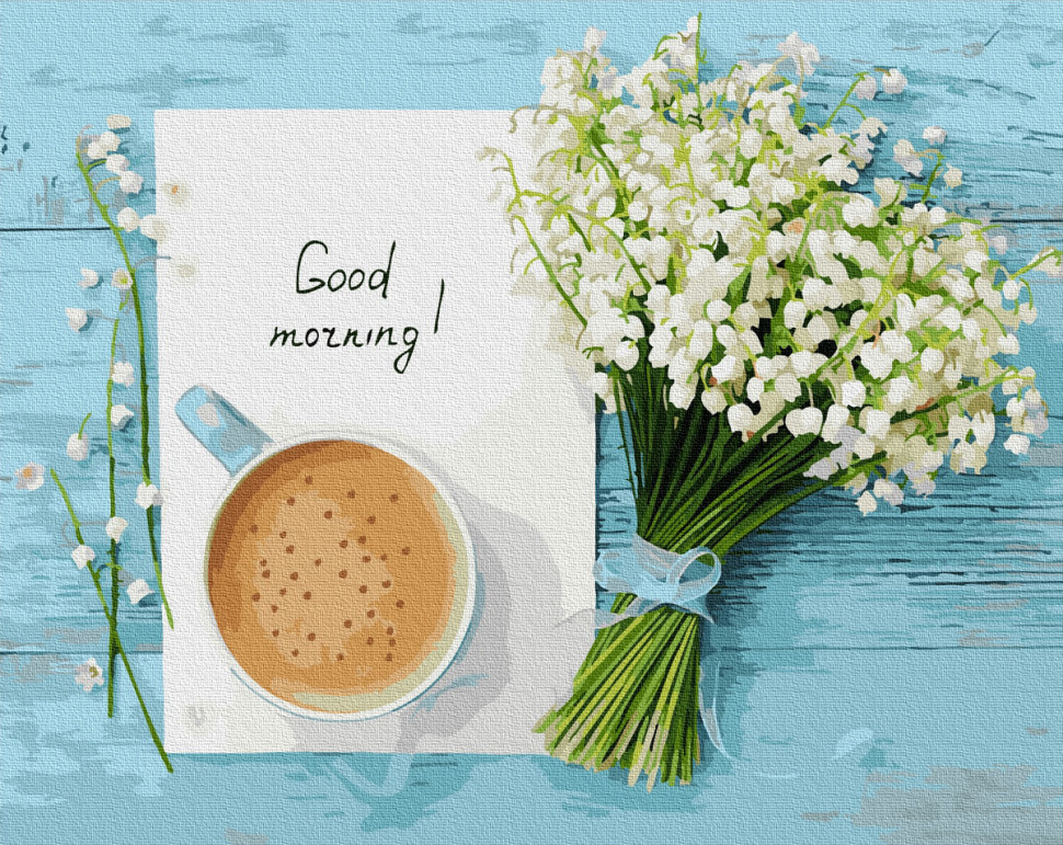 Картина по номерам Brushme Утрений букетик ландышей (GX34093) Картина по номерам Brushme Утрений букетик ландышей (GX34093)