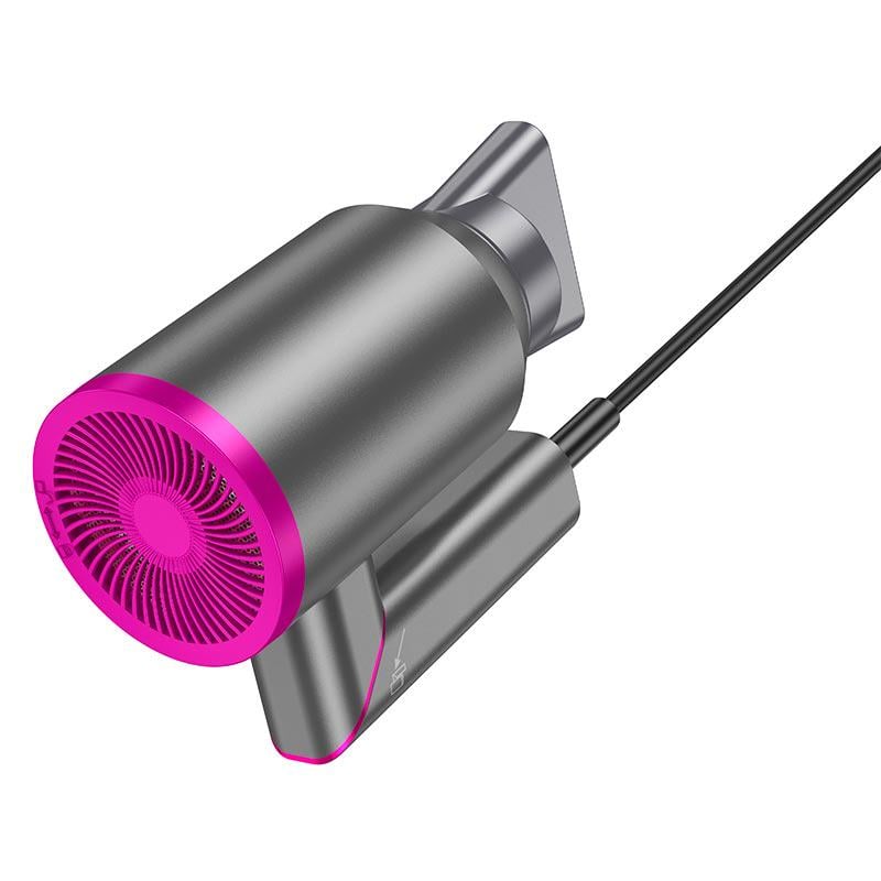 Фен для волос Hoco Hot and cold air hair dryer HP13 Plus 1600 Вт Серый/Розовый - фото 5 Фен для волос Hoco Hot and cold air hair dryer HP13 Plus 1600 Вт Серый/Розовый - фото 5