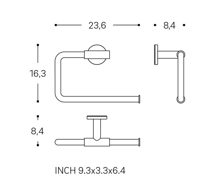 Держатель-кольцо для полотенец COSMIC Architect S+ WJC235A0071040 Золотой (246403) - фото 4 Держатель-кольцо для полотенец COSMIC Architect S+ WJC235A0071040 Золотой (246403) - фото 4