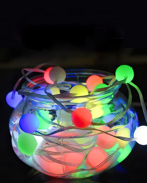 Гирлянда Smart LED Матовый шарик с приложением/пультом/Bluetooth USB 10 м (16899h) - фото 4