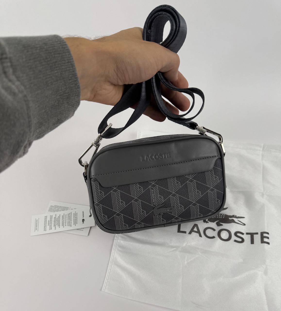 Мессенджер через плечо Lacoste Серый - фото 7 Мессенджер через плечо Lacoste Серый - фото 7