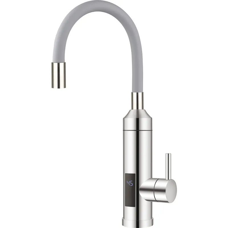 Кран проточный для кухни Zerix ELW35-EF-G с гибким изливом (ZX5642)