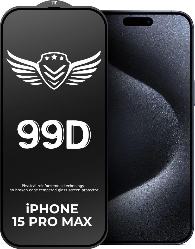 Защитное стекло FlyGuard iPhone 15 Pro Max (Full Glue) (34698)