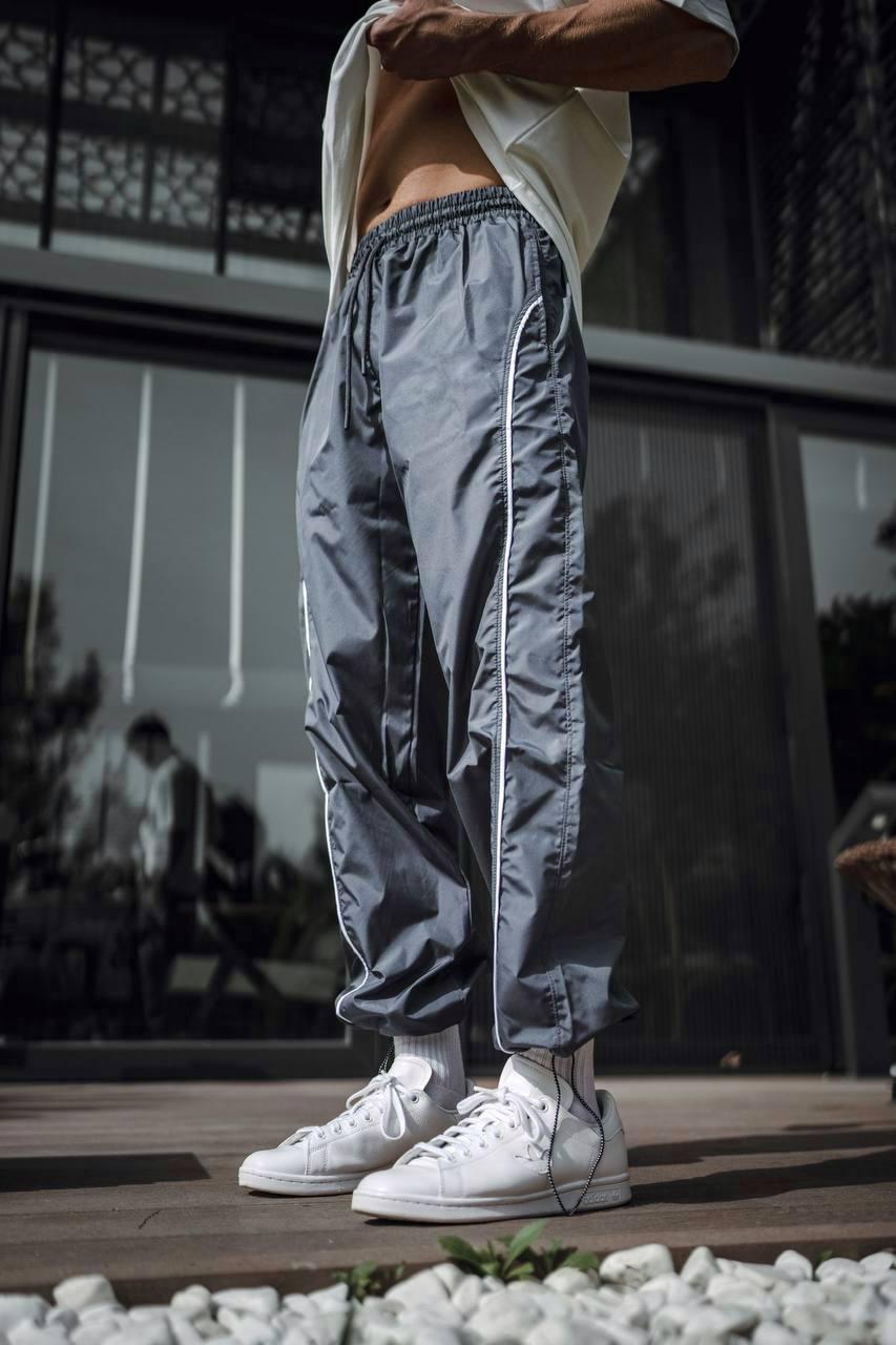 Спортивні штани чоловічі Slide оверсайз XL Сірий (26456/2/4) - фото 2 Спортивні штани чоловічі Slide оверсайз XL Сірий (26456/2/4) - фото 2