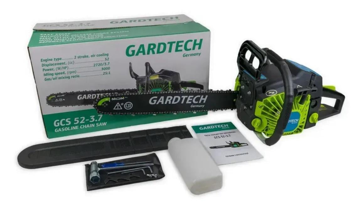 Бензопила GARDTECH GC 52-3,7 1 шина/1 цепь
