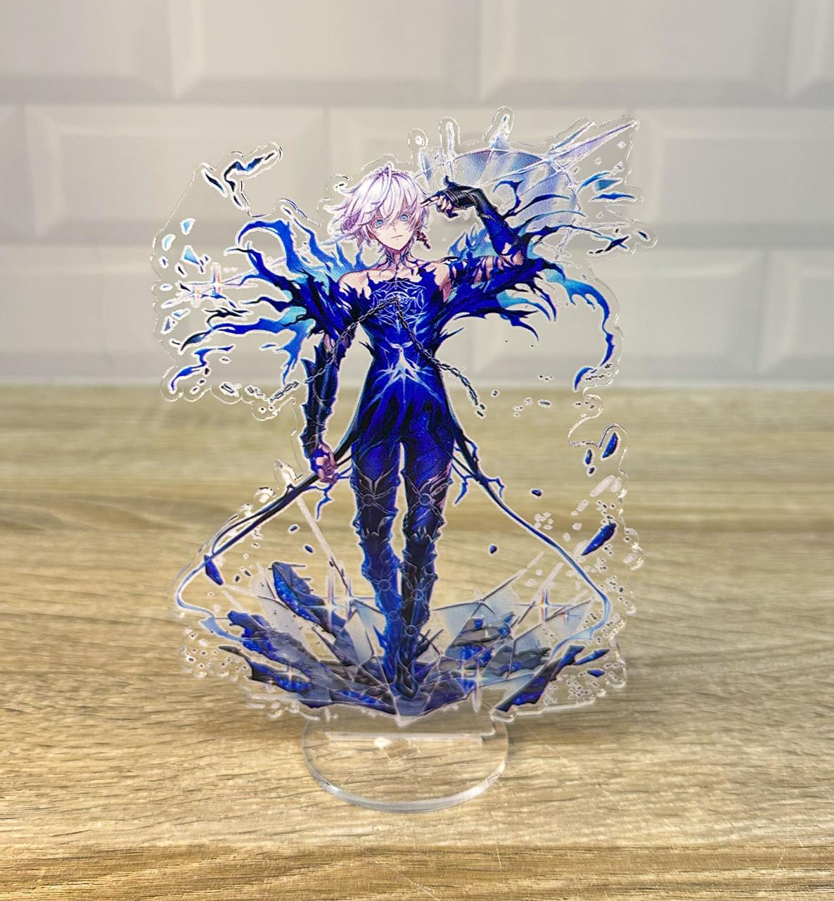 Фигурка коллекционная акриловая Аниме Проект Белая Кошка Джин 15 см (2131848773)