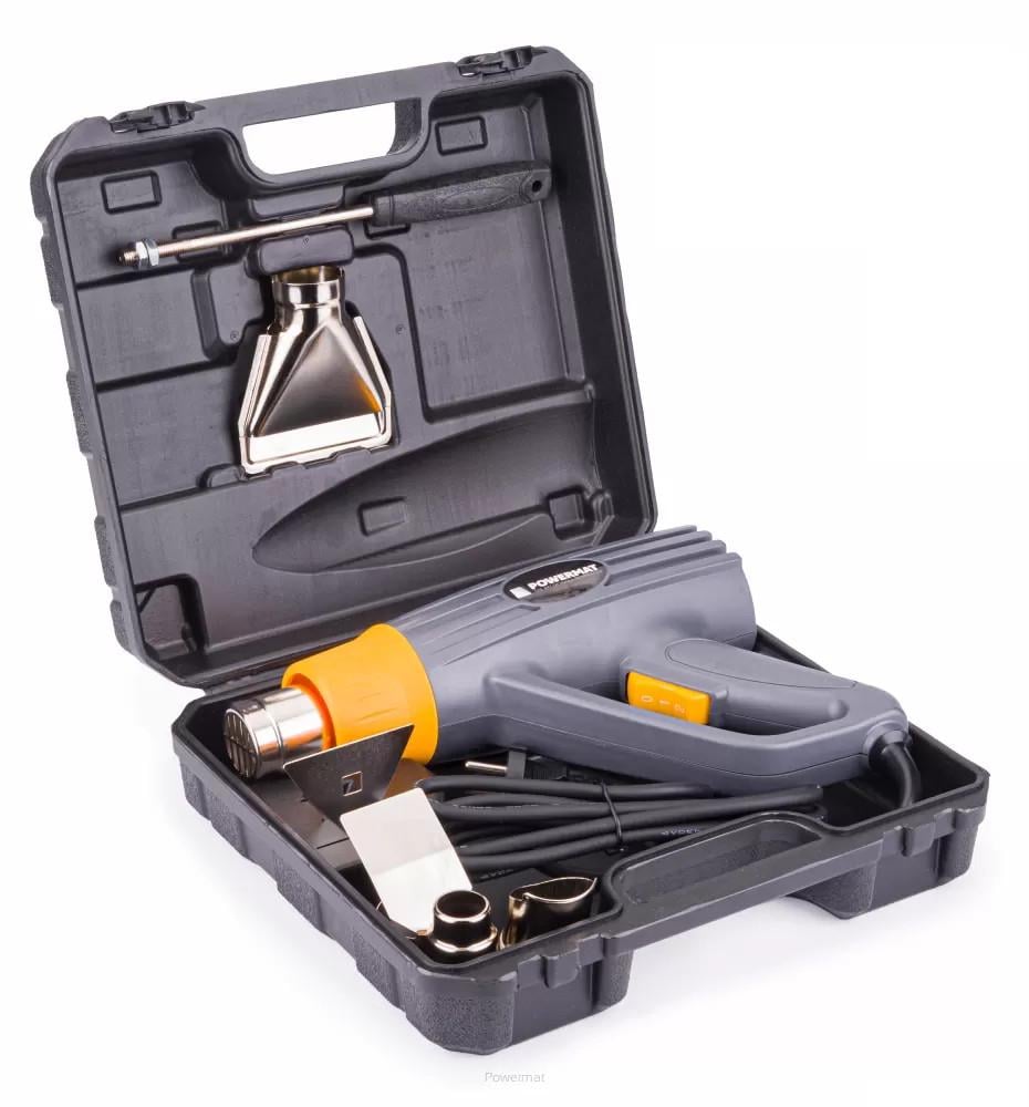 Фен технический Powermat PM-OP-2000 2538713851 2000 Вт 2 режима температуры 300-500 л/мин.