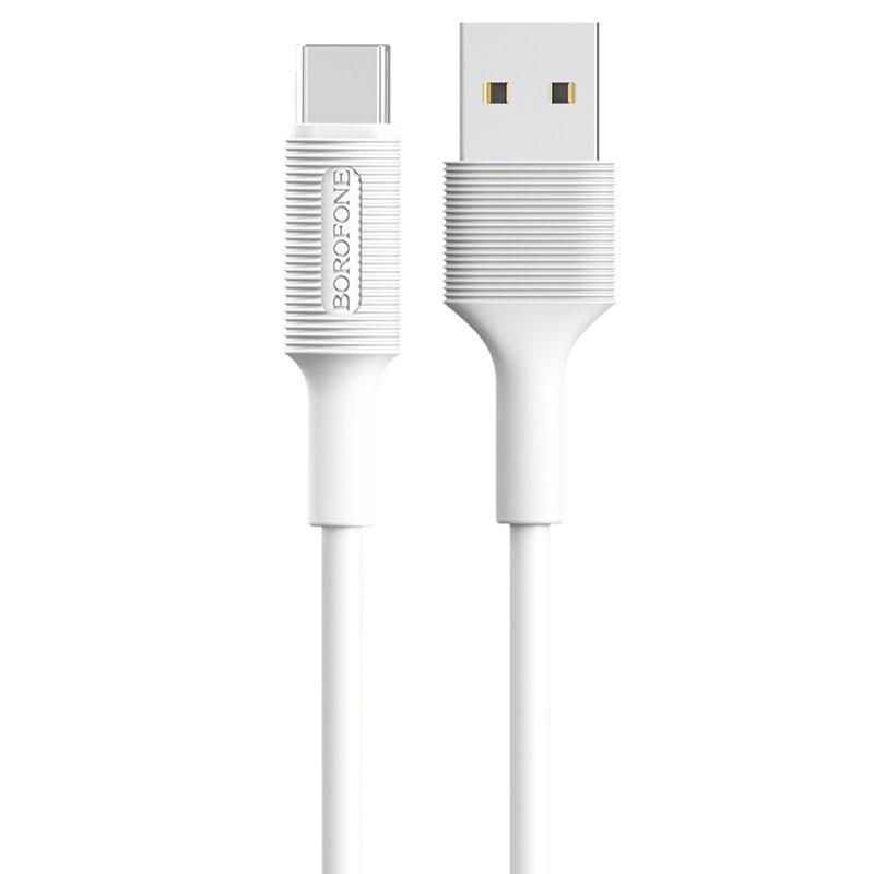 Дата кабель Borofone BX1 EzSync USB to Type-C 1 м White