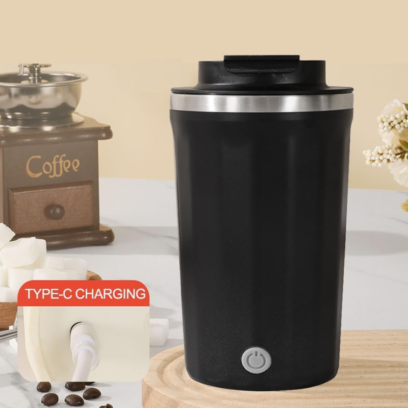 Чашка автоматическая заважка с крышкой для размешивания кофе и чая (2373501319) - фото 4