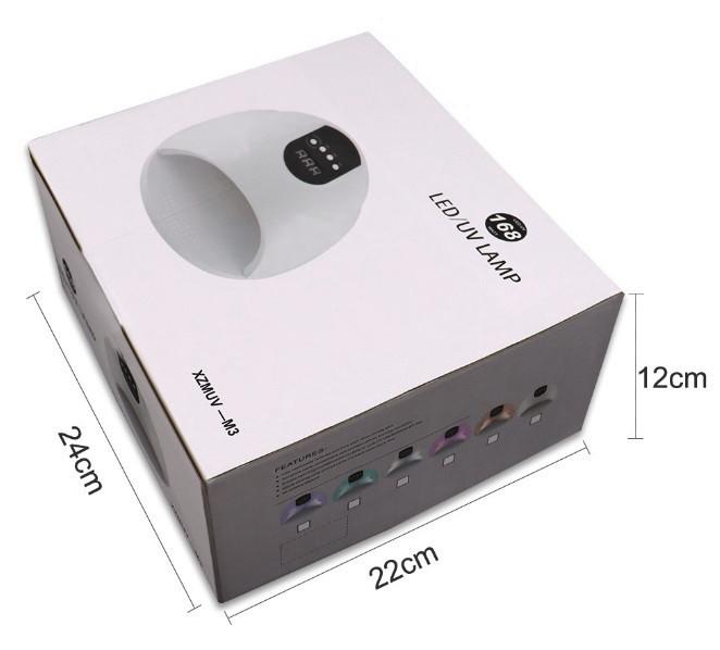 Лампа для маникюра UVLED XZMUV-M3 168 Вт Белый (1847626202) - фото 3 Лампа для маникюра UVLED XZMUV-M3 168 Вт Белый (1847626202) - фото 3