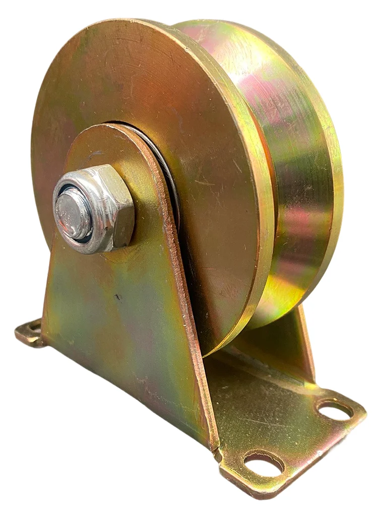 Ролик для откатных ворот V-пазовый стальной 50х30 мм (2577290836)