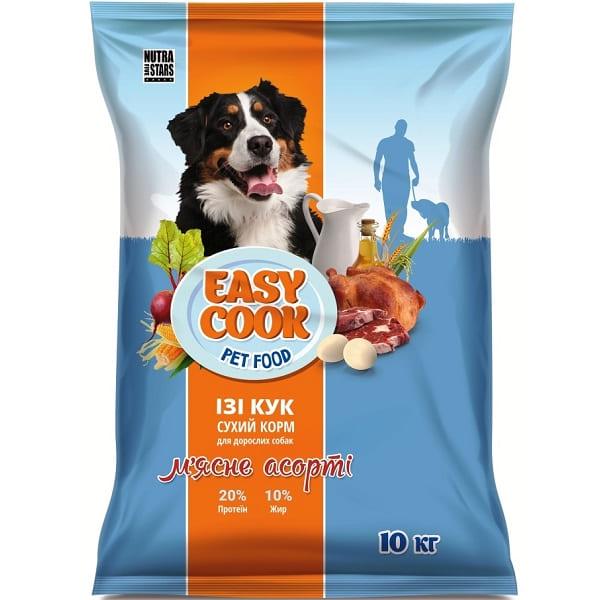 Корм для взрослых собак сухой MILANA NutraFiveStars EasyCook DOG Мясное ассорти 10 кг (21043944)