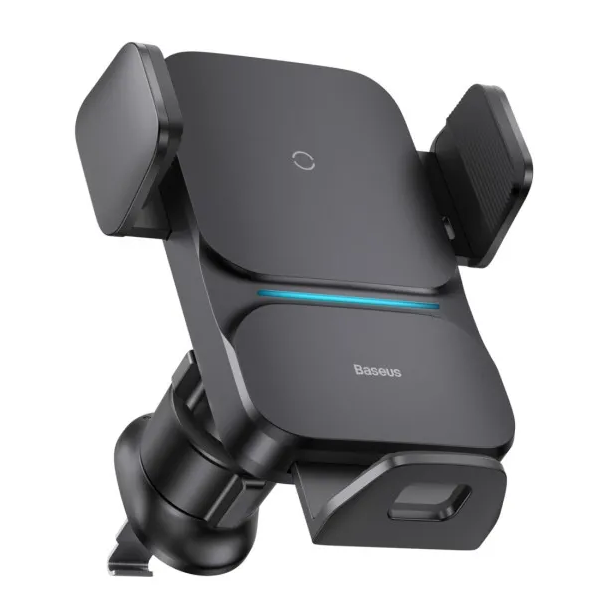 Тримач в авто Baseus Wisdom Auto Alignment Car Mount Wireless Charger Qi з бездротовою зарядкою 15W Black