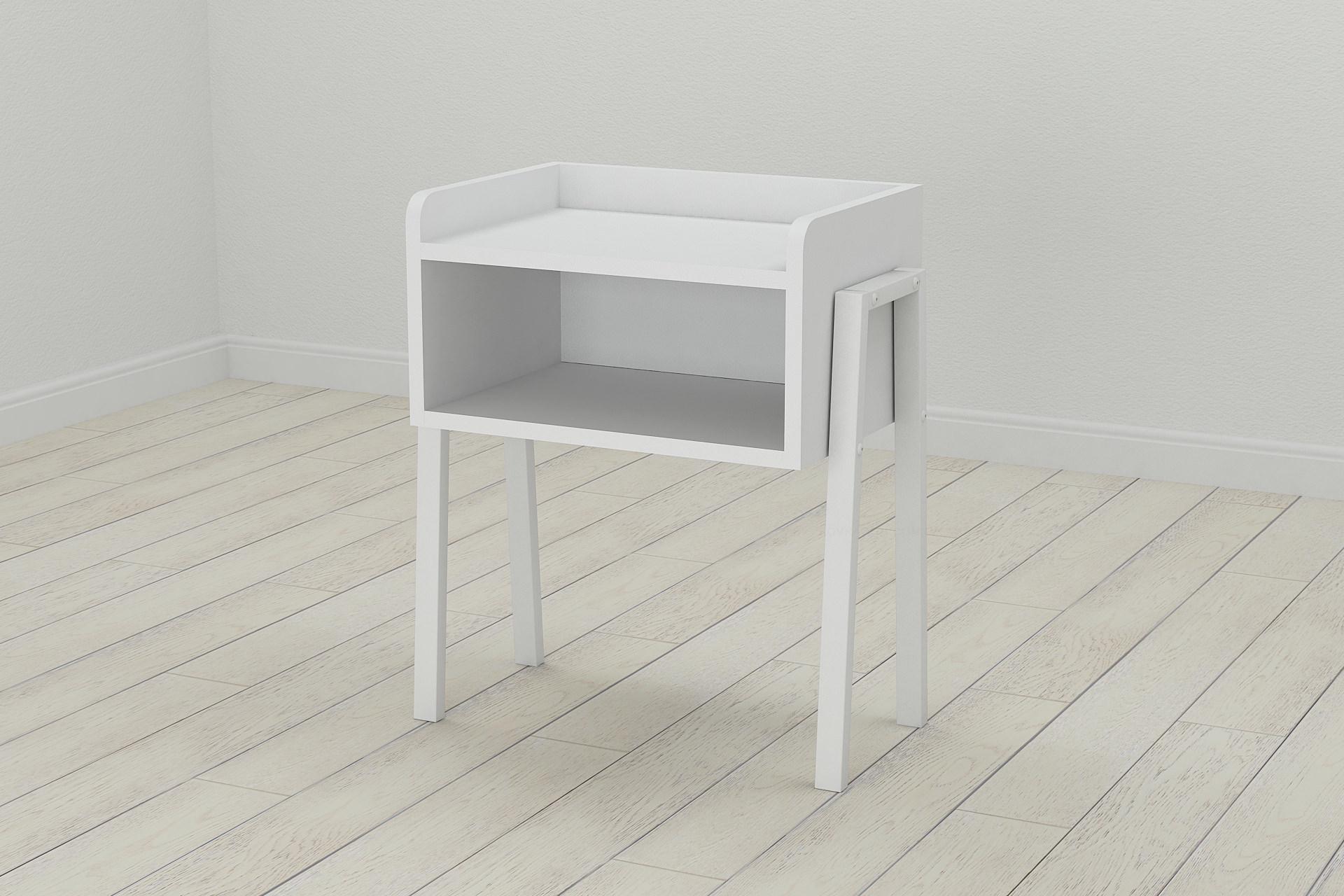 Тумба модульная Ferrum-decor Джузи металл/ДСП 16 мм 540x450x320 мм Белый (FRD-102975)