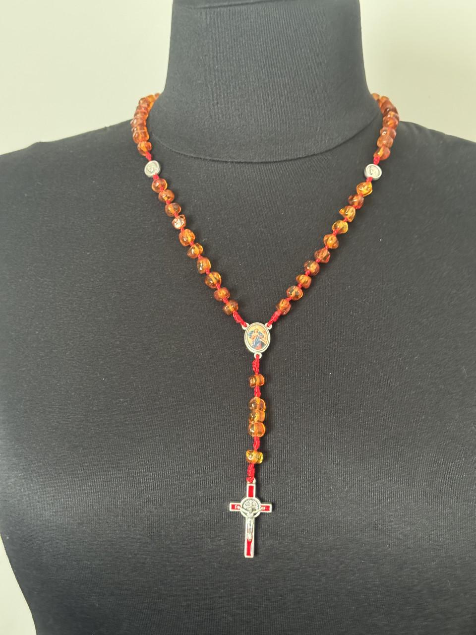 Четки из янтаря 8,5 мм (р-119)