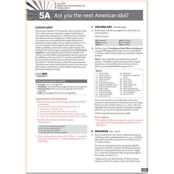 Книга для учителя American English File Second Edition 1 Teacher's Book with Testing Program CD-ROM - фото 2