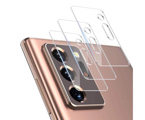 Противоударная гидрогелевая пленка Hydrogel Film для Samsung Galaxy Note 20 Ultra/Note 20 Ultra 5G на камеру 4 шт, Transparent
