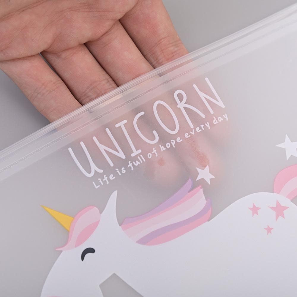 Папка-пенал с бегунком Magical Unicorn А5 Разноцветный/Прозрачный - фото 5