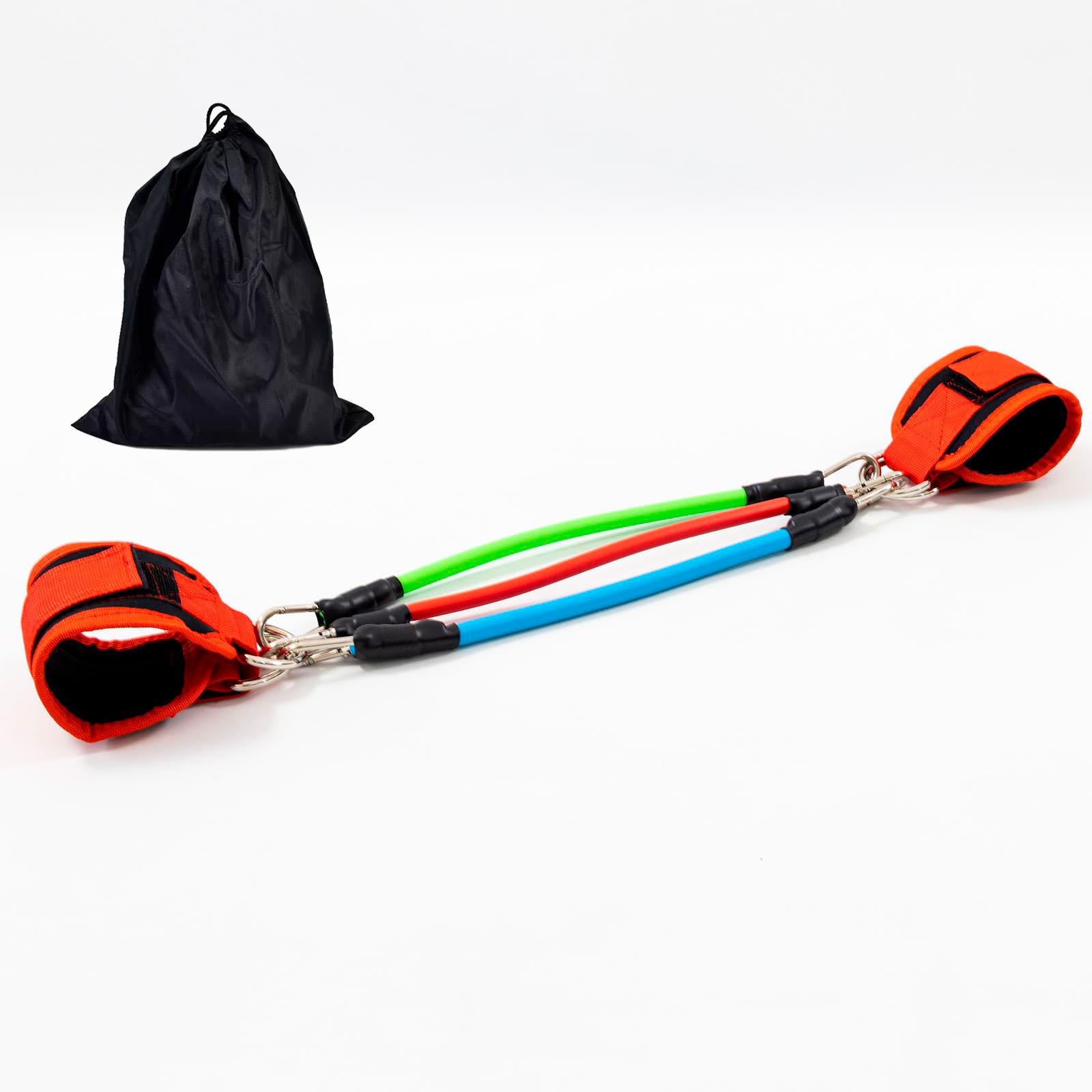 Эспандер латеральный OSPORT трубчатый 3 шт. с манжетой Красный (MS 4612)