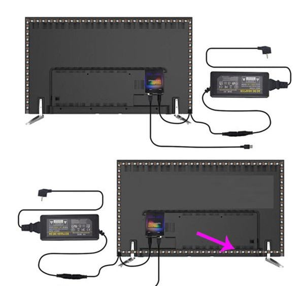 Підсвітка LED Ambilight Adalight Dream Ambibox Ambilight Prismatik для ПК і Android-TV 60 ламп/метр 35 м - фото 5 Підсвітка LED Ambilight Adalight Dream Ambibox Ambilight Prismatik для ПК і Android-TV 60 ламп/метр 35 м - фото 5
