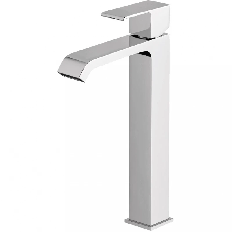 Смеситель для умывальника высокий Haiba GAUDI 001 HIGH латунь Хром (HB9592)