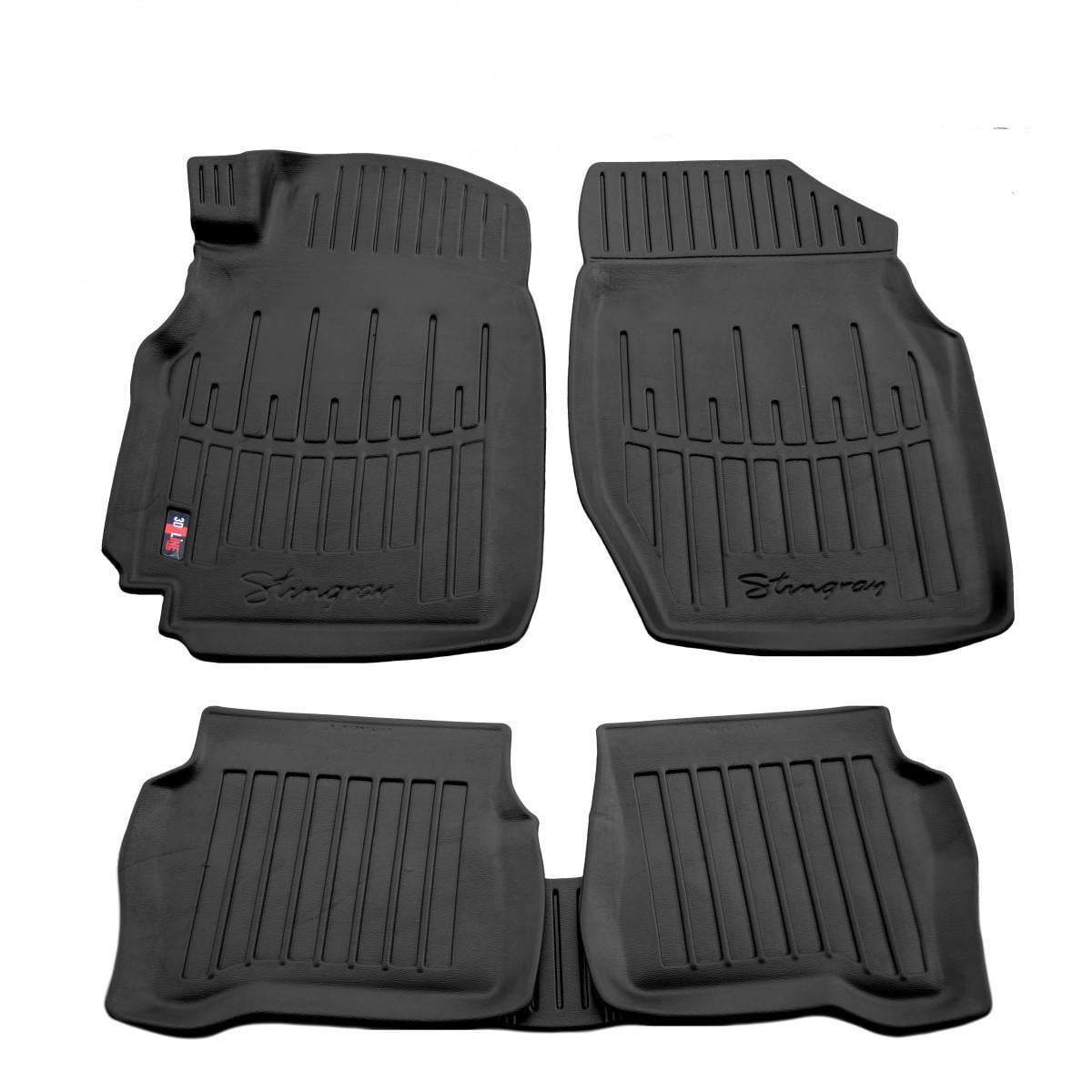 Коврики резиновые Nissan Almera N16 2000-2006 Classic 2006-2011 с бортом 5 шт.